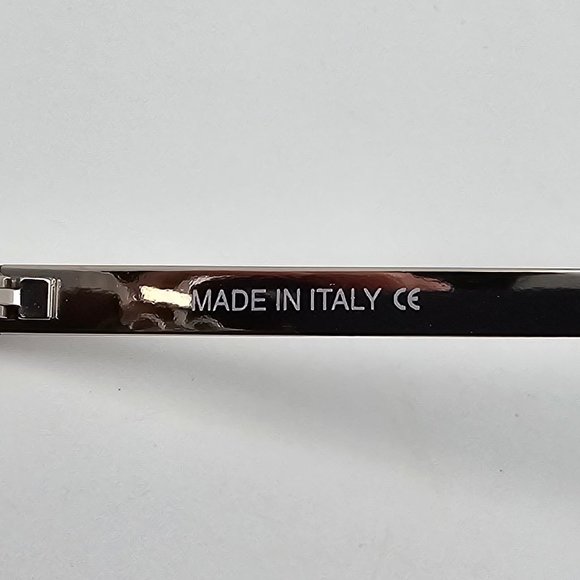 Celine SC1019 Col. 579 Silver Frame Yellow Gradient Flash Gold Lens Sunglasses - Picture 8 of 14